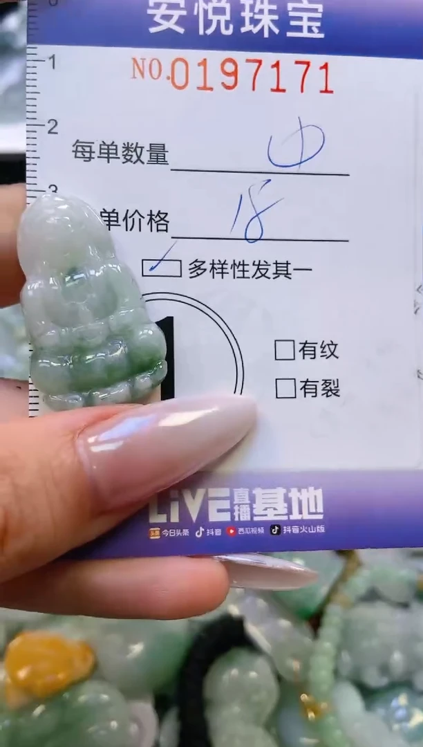 翡翠未镶嵌颈饰闪购0197171多样性发其一