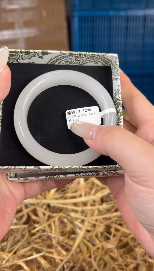 未镶嵌手镯石英质玉T1290