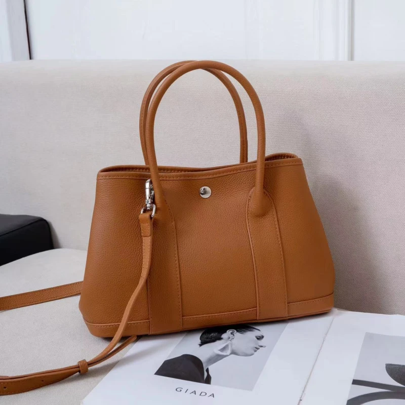 RAIN.CUN【初阳甄选】KLL-9044-棕色轻奢潮流经典小众女包