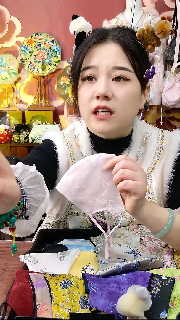 纯铜合金琉璃非遗口罩