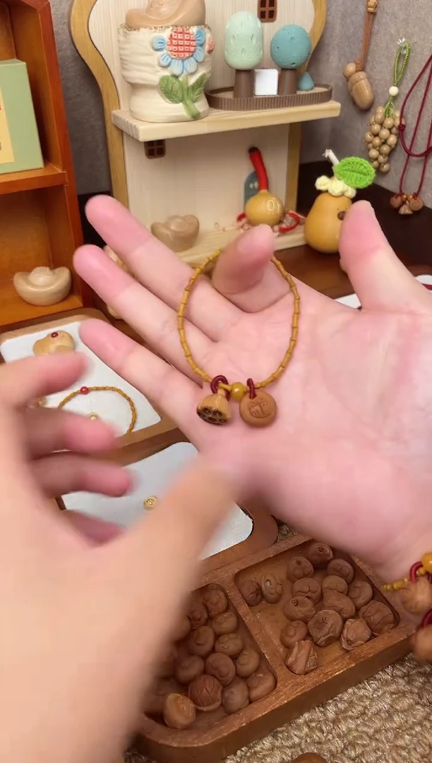 手串/手链核桃竹节手串一物一拍好运连连