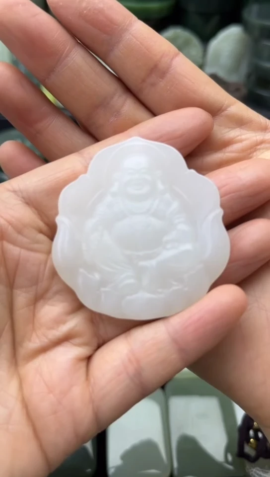 未镶嵌和田玉珠宝半成品佛