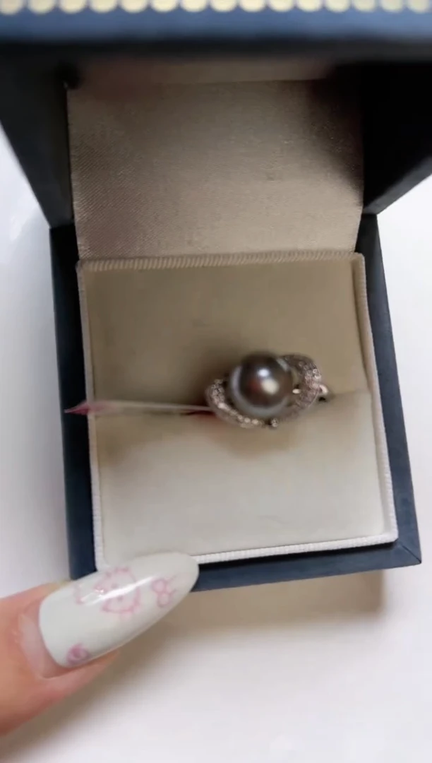 【闪购商品】海水珍珠戒指银S925镶嵌7567