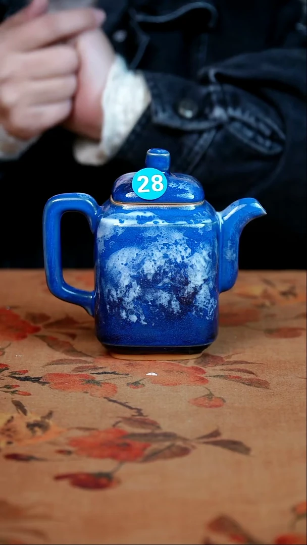 壶瓷全品钧瓷茶器摆件