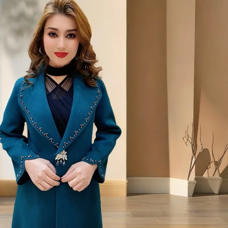 法式三色新款大衣