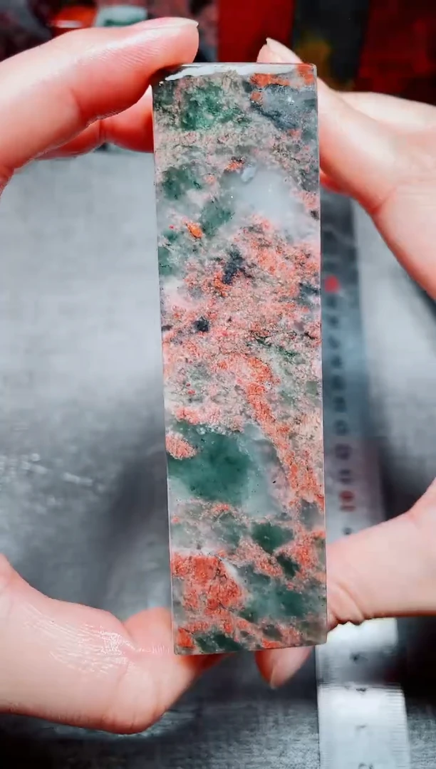 桂林鸡血玉素章3.0左右16