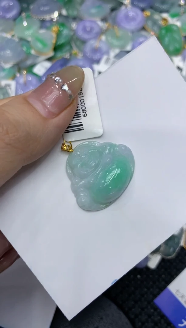 【闪购商品】翡翠颈饰18K金镶嵌222222222