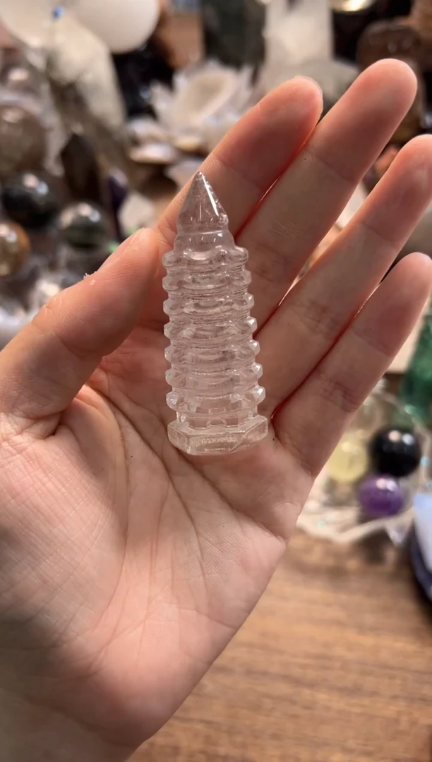 未镶嵌珠宝半成品水晶M270 约6.3cm 多样性发一