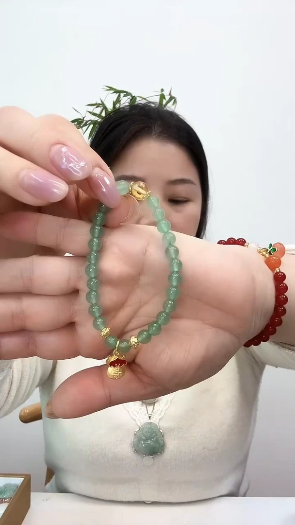 【闪购商品】东陵石手串合金东陵玉