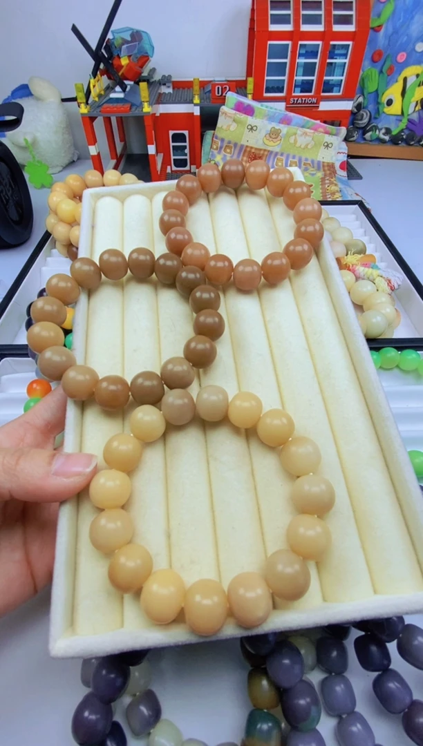 手串菩提根/象牙果手工干磨卡13.8苹果珠买一送一