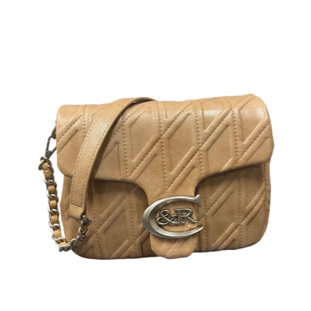 【瑞熙】QYX-9726-1-燕麦奶茶-21*8*16轻奢时尚女士新款手提斜挎包