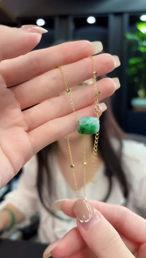 吊坠(不含链)未镶嵌翡翠358缅料A货/多样性发货/一件