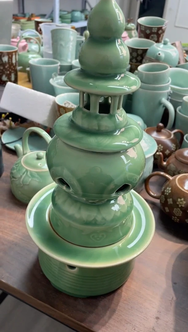 瓷微瑕 慧仙青瓷 龙泉青瓷大促 不分正暇