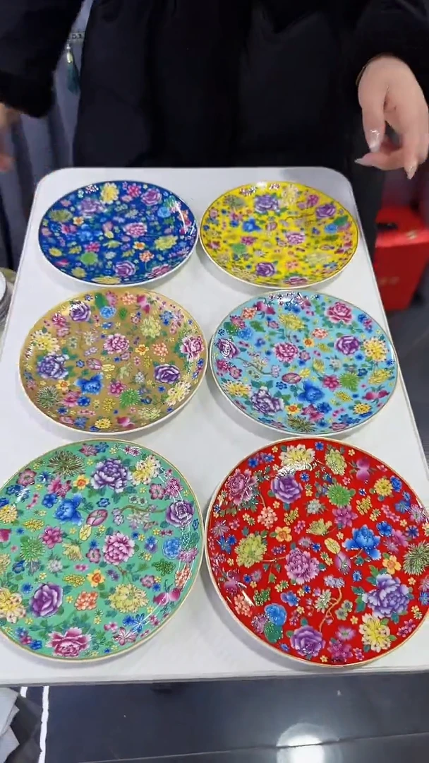 【闪购商品】瓷片7英寸骨碟6个景德镇陶瓷