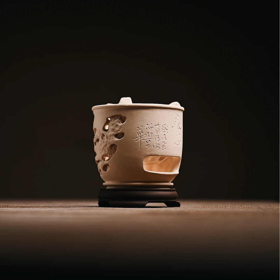 预定无量式书法太湖石雕刻款清海炉 定制款