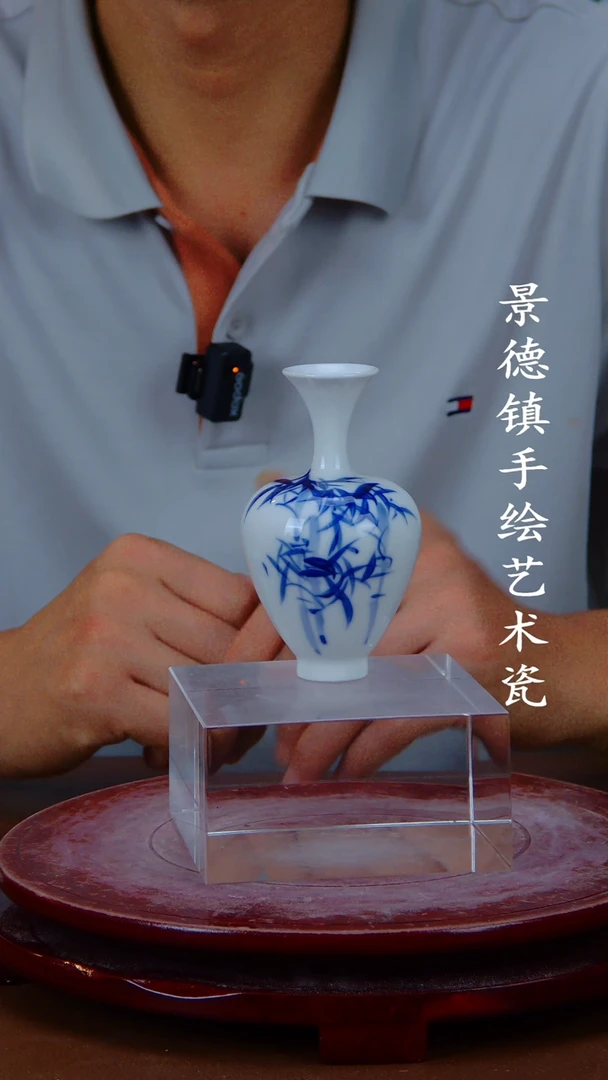 摆件景德镇手工手绘陶瓷摆件7