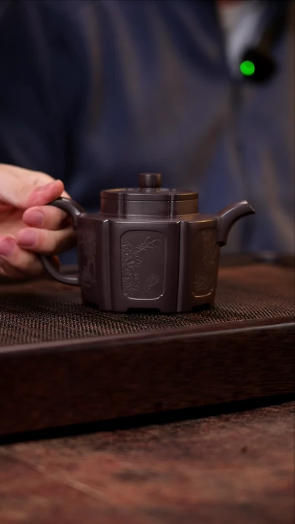 家具系列 窗 柯沁钰刻绘 90年代纯紫老泥 320cc