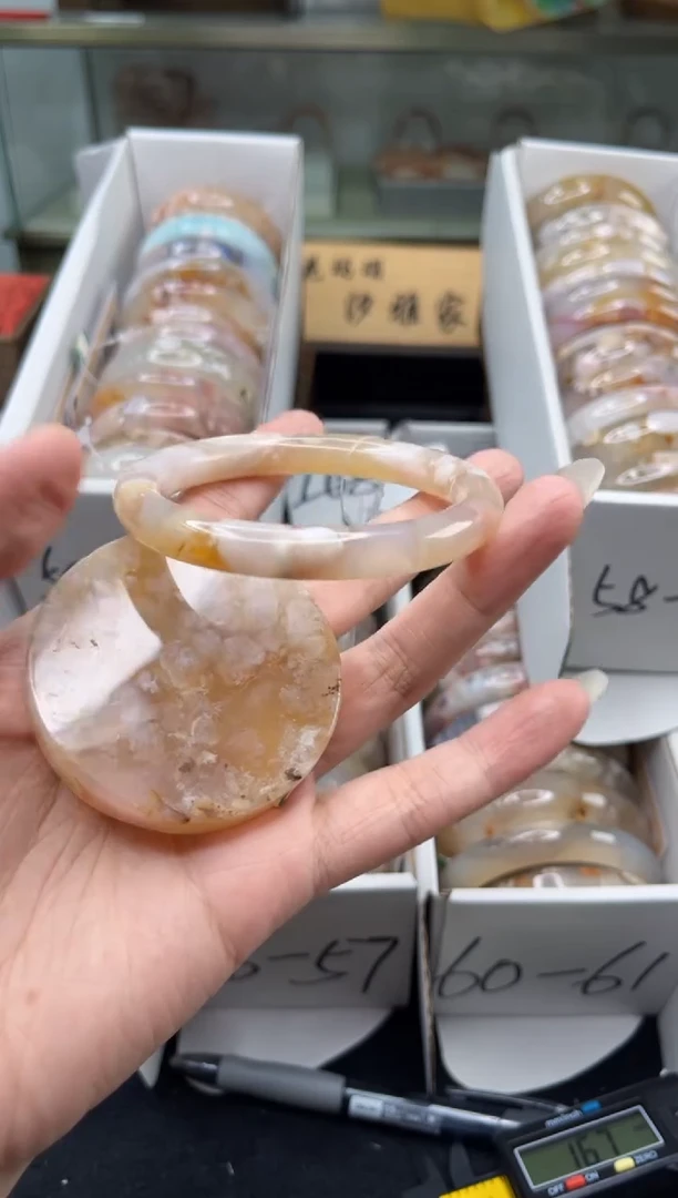 未镶嵌手镯石英质玉58圈口（赠品镯心）1432634
