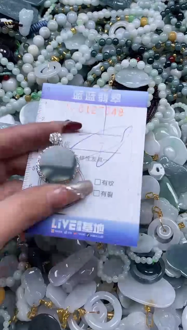 【闪购商品】翡翠颈饰未镶嵌闪购0127048多样性发其一