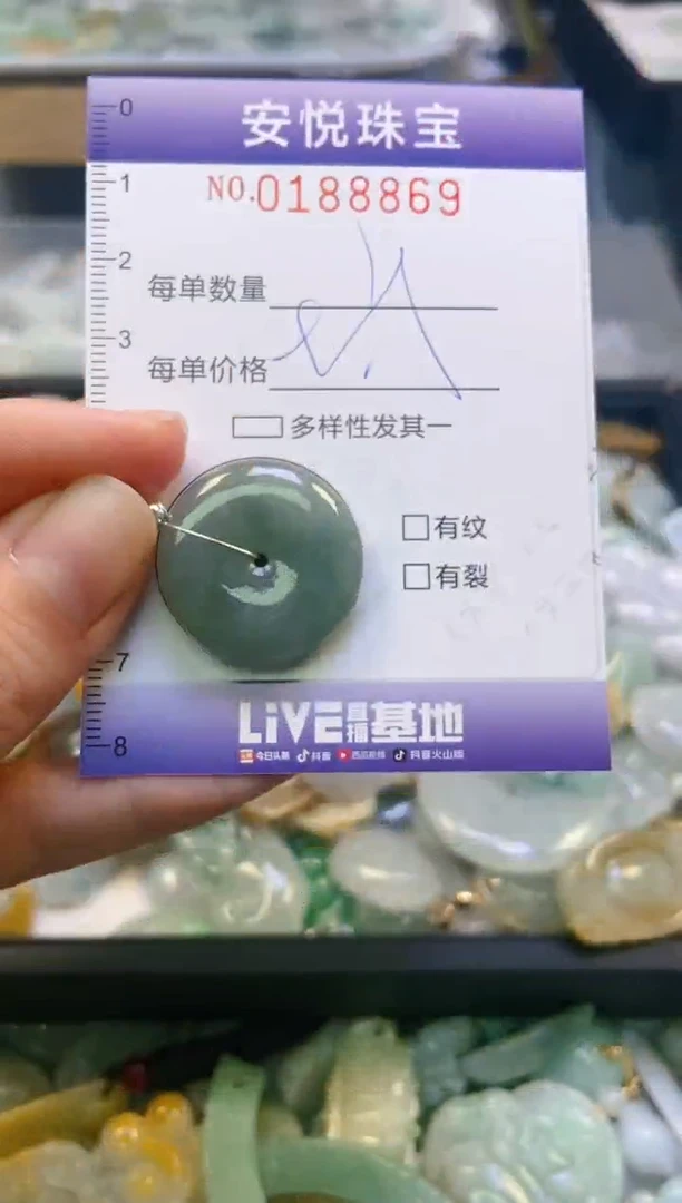 翡翠未镶嵌颈饰闪购0188869