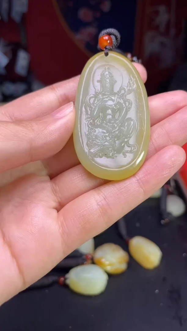 颈饰未镶嵌和田玉123