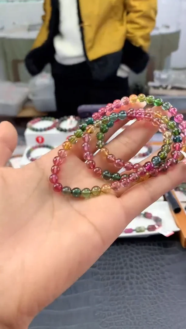 未镶嵌手串碧玺多样性发一条