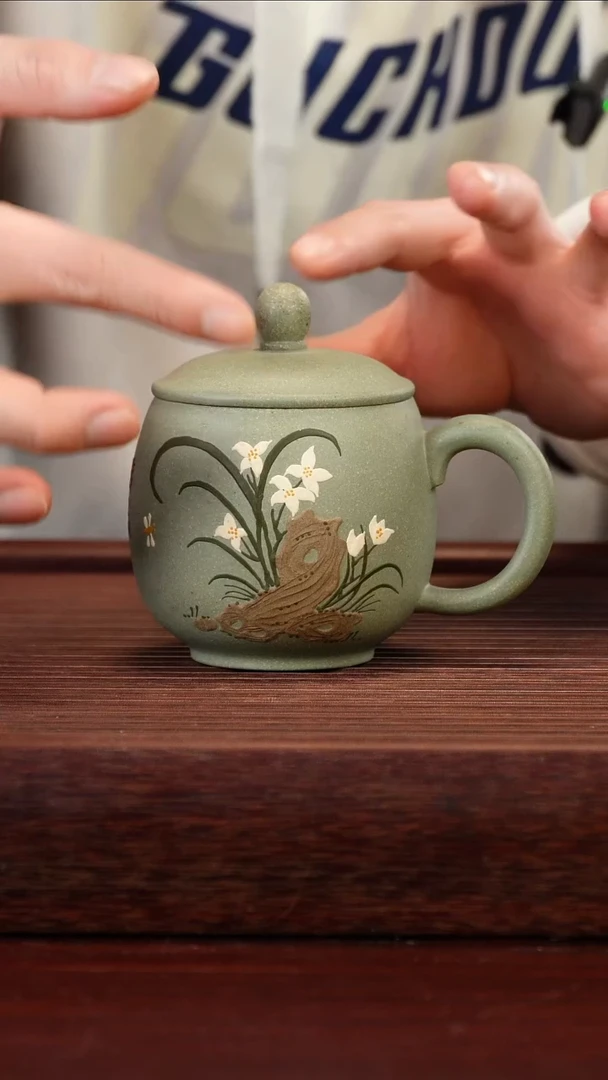 茶壶紫砂翡翠金沙盖杯300cc左右
