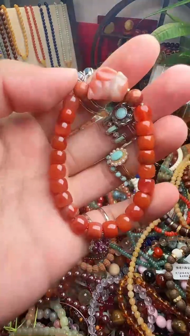 未镶嵌手链南红玛瑙❤***芬（一物一件）009924