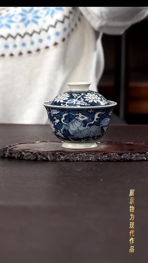 杯子陶景德镇全手工手绘瓷器！