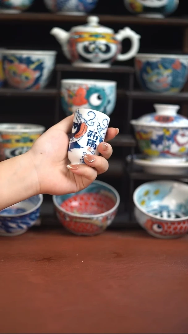 昨明手绘闻香杯（清仓福利）