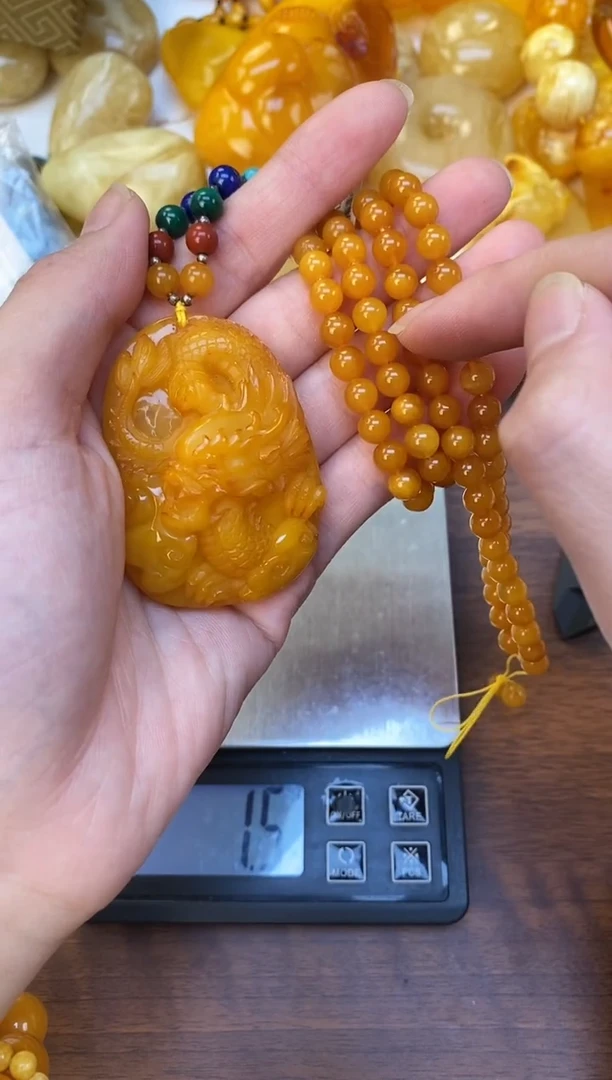 裸石琥珀未镶嵌天然琥珀蜜蜡