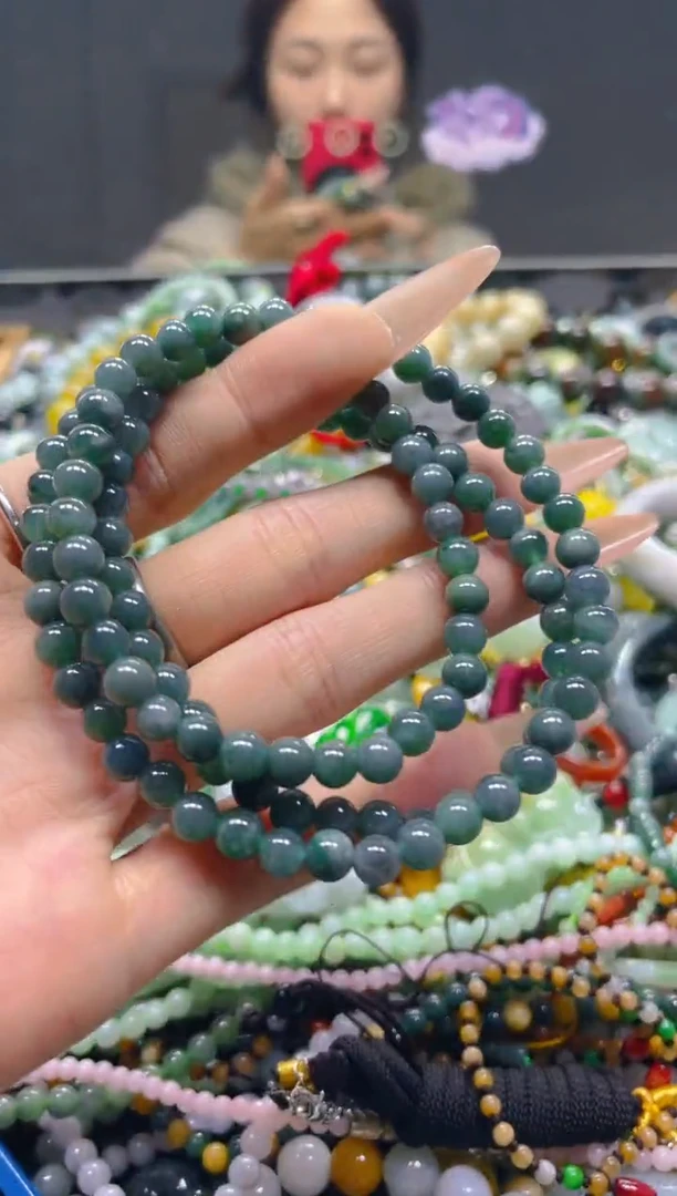 颈饰未镶嵌翡翠5MM