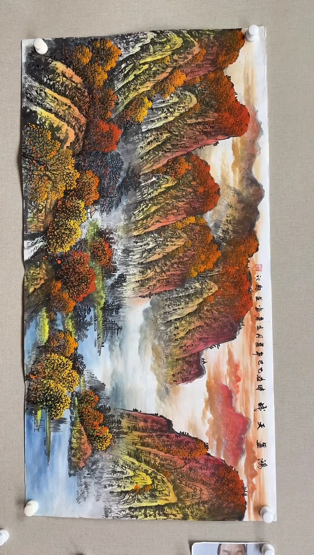 国画138*68 吴立勇吴立勇吴立勇吴立勇吴立勇