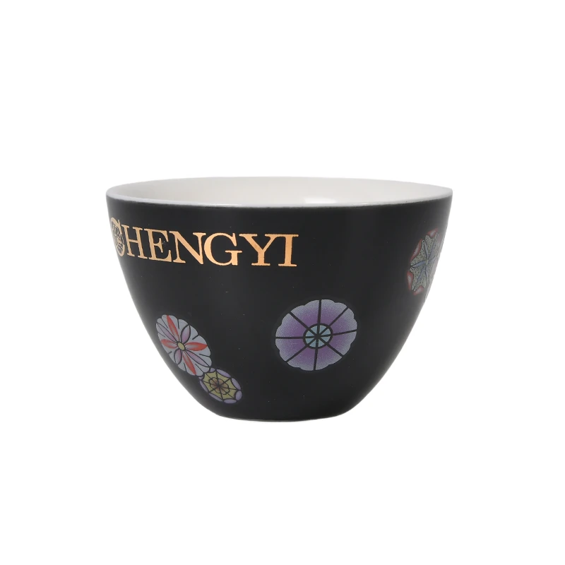 成艺精美杯杯--粉彩团花小圆杯
