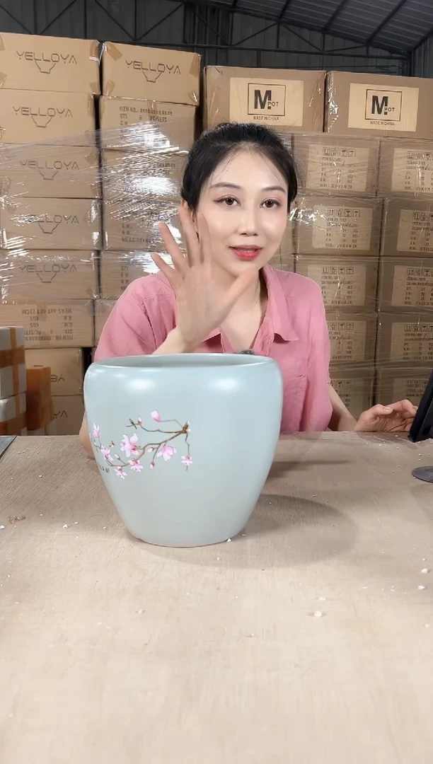 蛋型喜上浅绿中号19x19