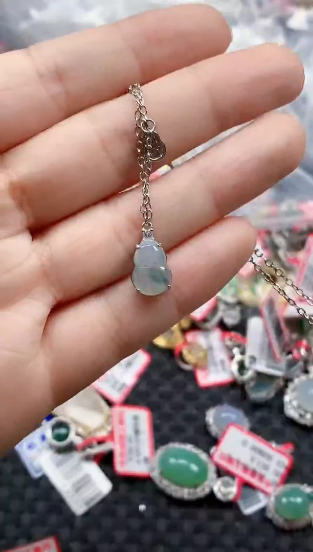 银S925镶嵌戒指翡翠天然A货缅甸翡翠