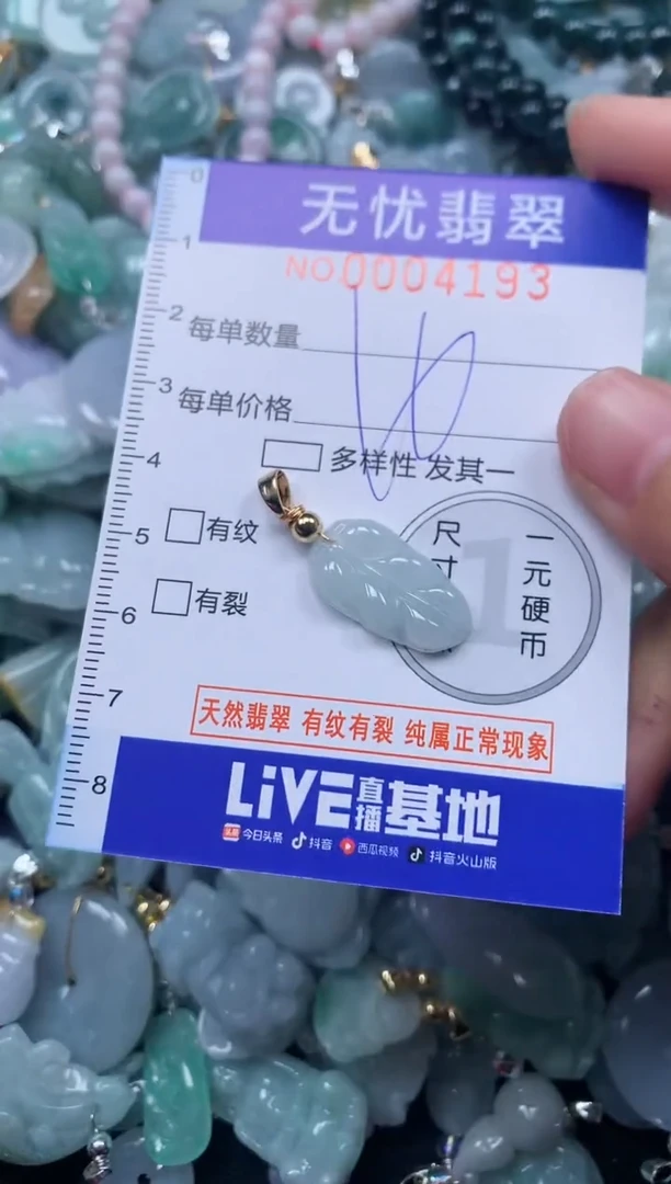 颈饰未镶嵌翡翠4193