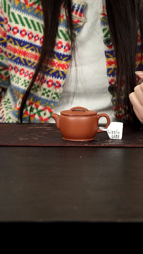 茶壶紫砂朱泥本瓦壶110cc