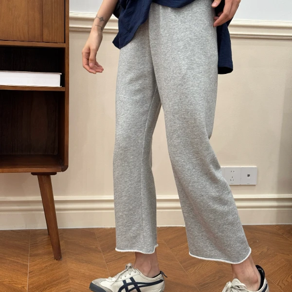 浪清/女装推荐 珞柚娜纯棉舒适休闲裤44159#