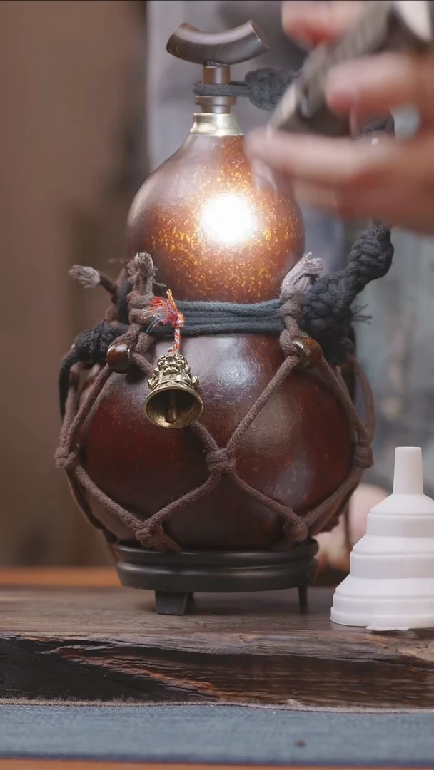 1478号精品大漆葫芦防腐防渗装水茶酒