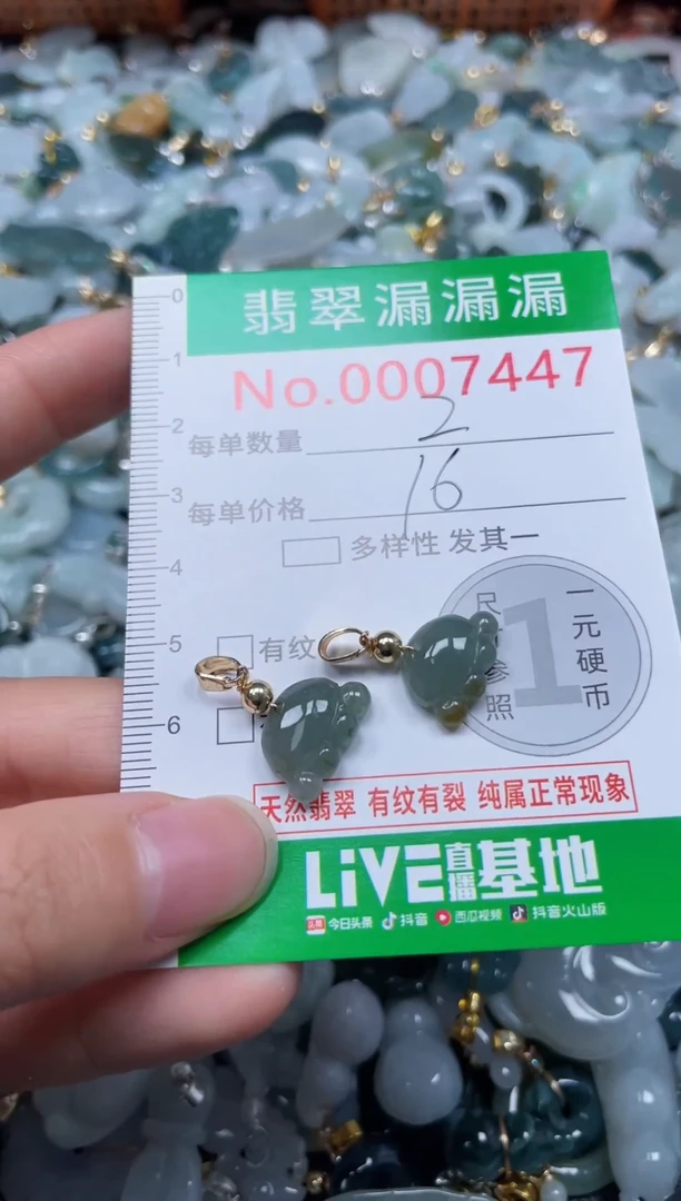 颈饰未镶嵌翡翠7447