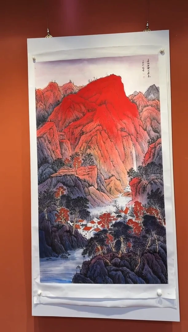 国画湖社画会/谢福堂（带书）-12-31-64