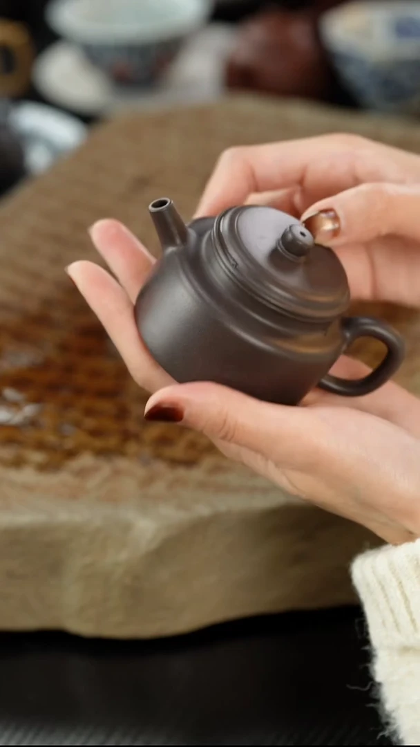 茶壶紫砂C****X青灰段德钟120cc