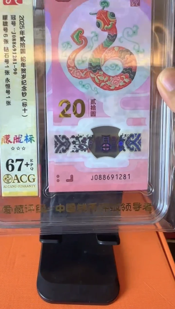 塑料2025 蛇钞 爱藏 标十   啊啊啊