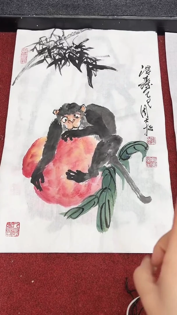 国画周大拙/国画/花鸟