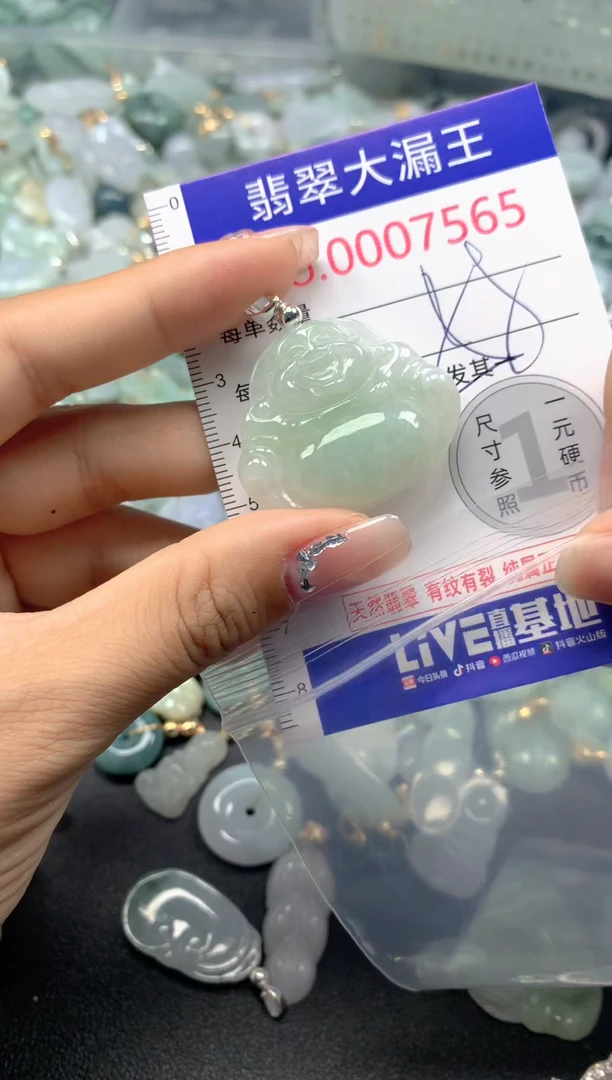 颈饰未镶嵌翡翠7565