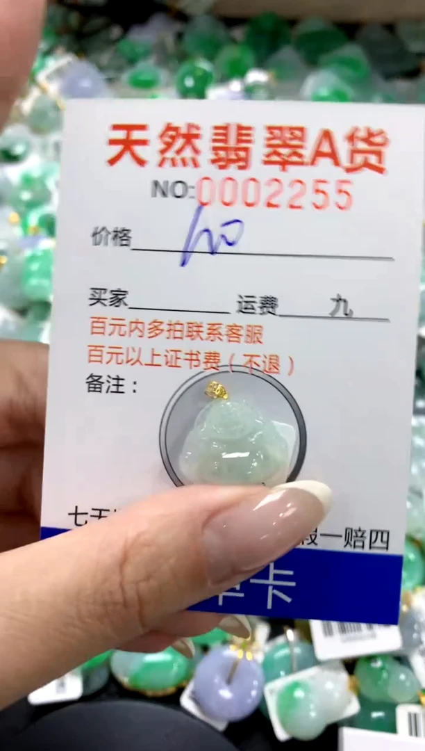 翡翠18K金镶嵌颈饰1111111111111111