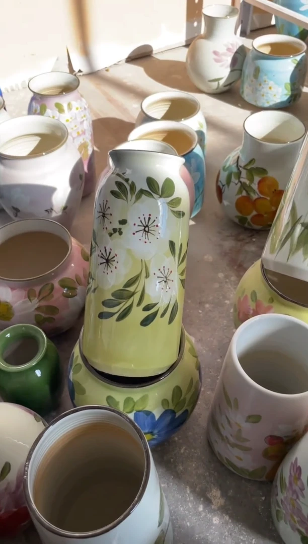 瓶瓷景德镇手绘花瓶