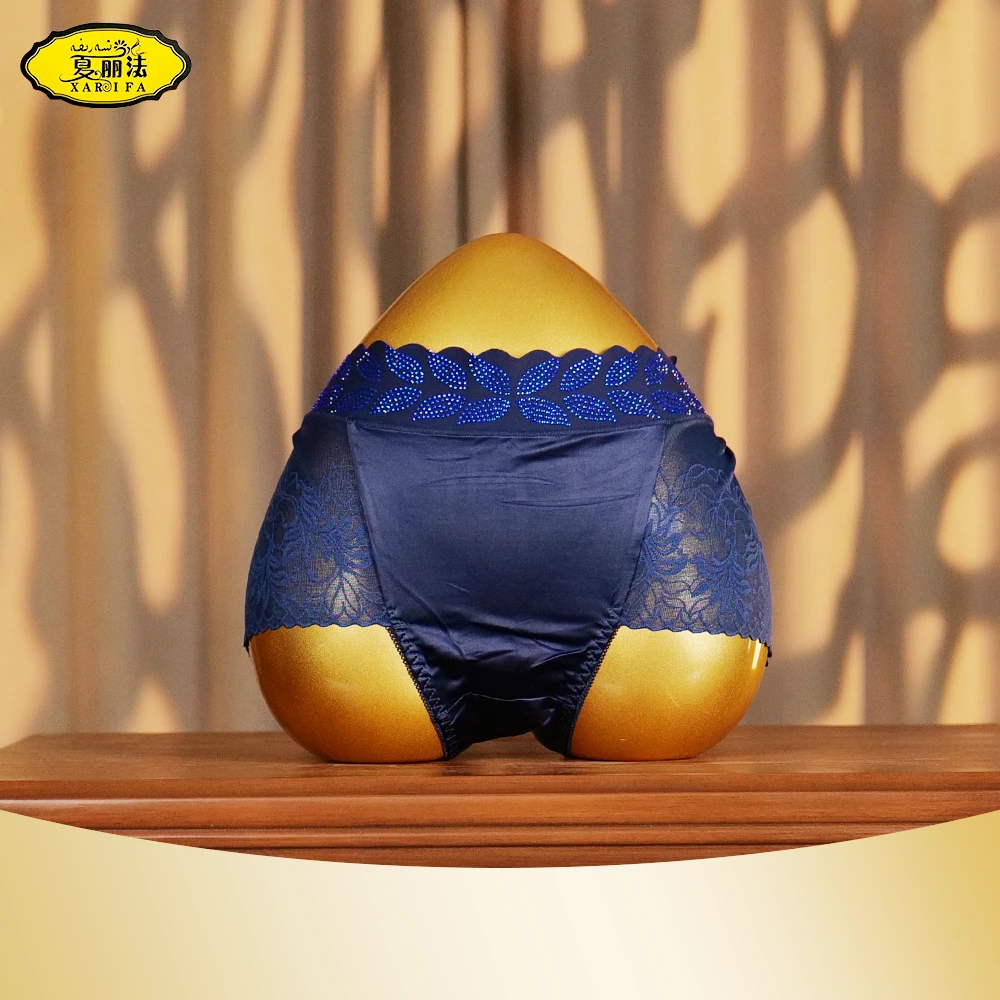xarifa烫钻性感女士大码高腰三角内裤舒适无痕1500