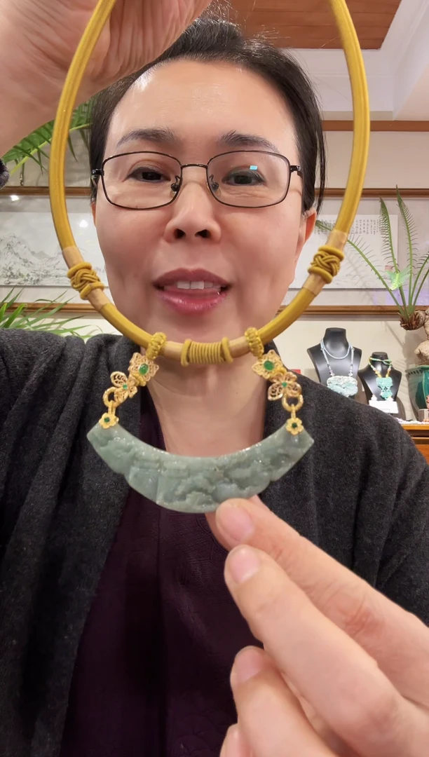 【闪购商品】翡翠颈饰未镶嵌国风